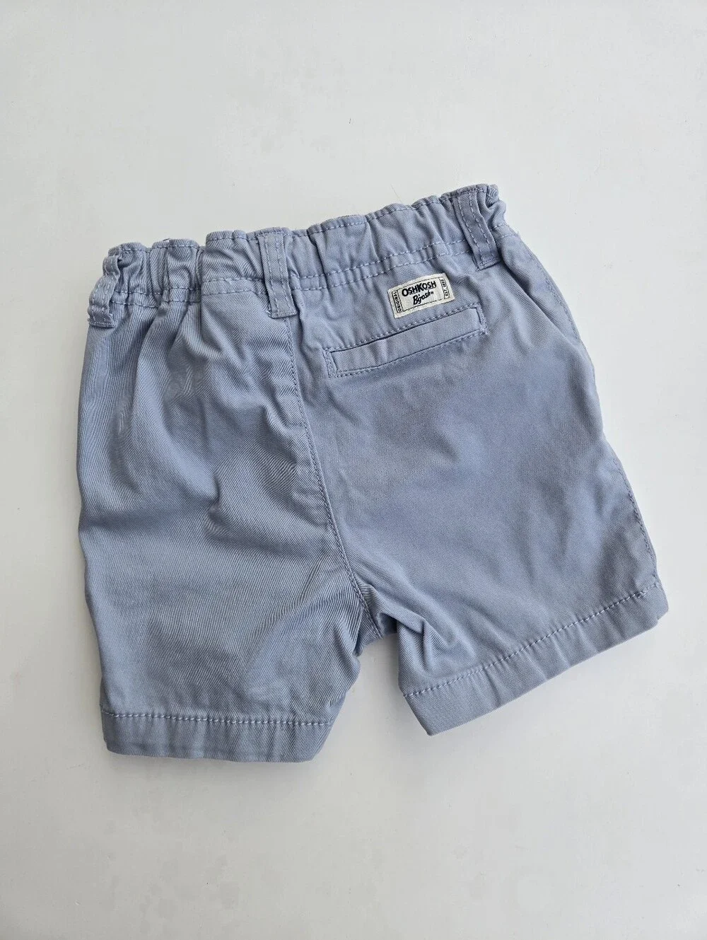 Oshkosh Bgosh Shorts Twill Pull On Dusty Blue 18m